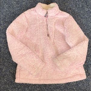 Light Pink Soft Quarter Zip/Jacket